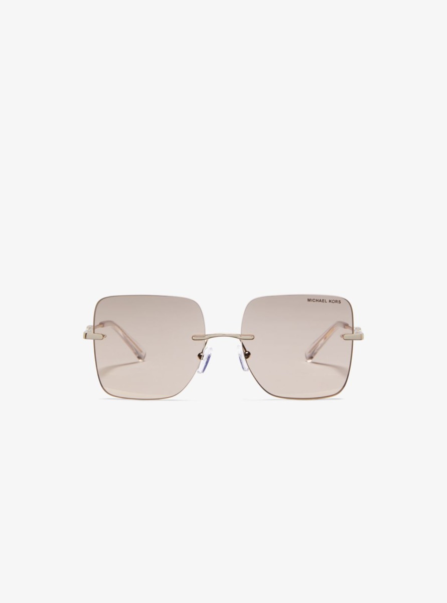 Womens Brown Sunglasses by Michael Kors GOOFASH