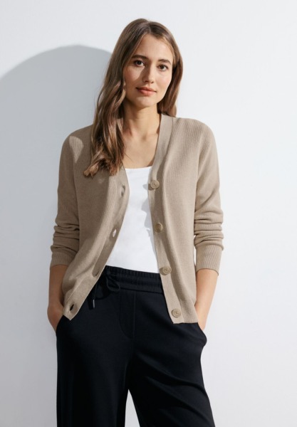 Women's Cardigan in Beige from Cecil GOOFASH
