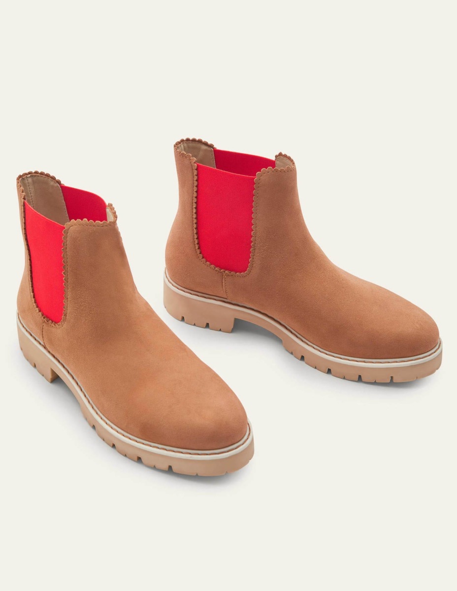 Womens Chelsea Boots Red at Boden GOOFASH