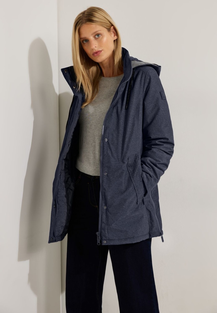 Womens Coat Blue from Cecil GOOFASH
