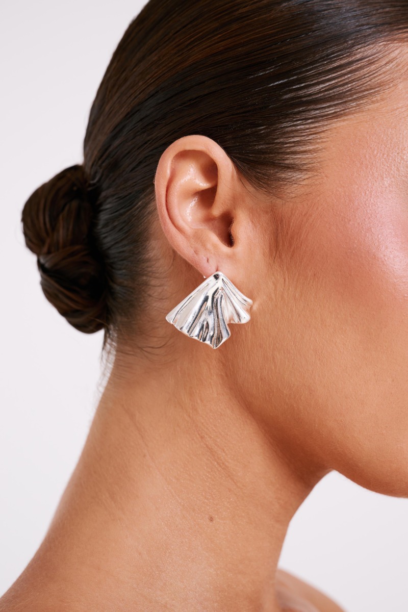 Womens Earrings - Silver - Meshki GOOFASH
