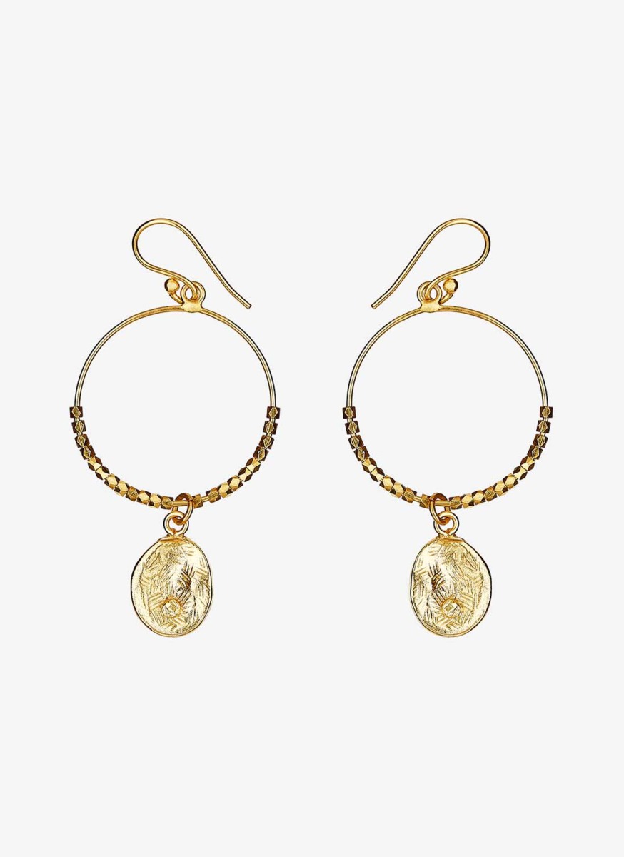 Women's Earrings in Gold - Brora GOOFASH
