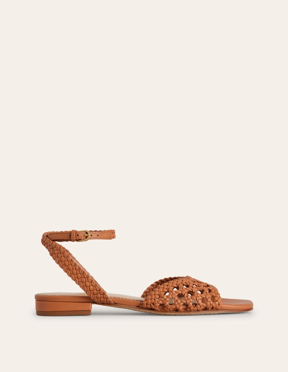 Womens Flat Sandals in Beige Boden GOOFASH