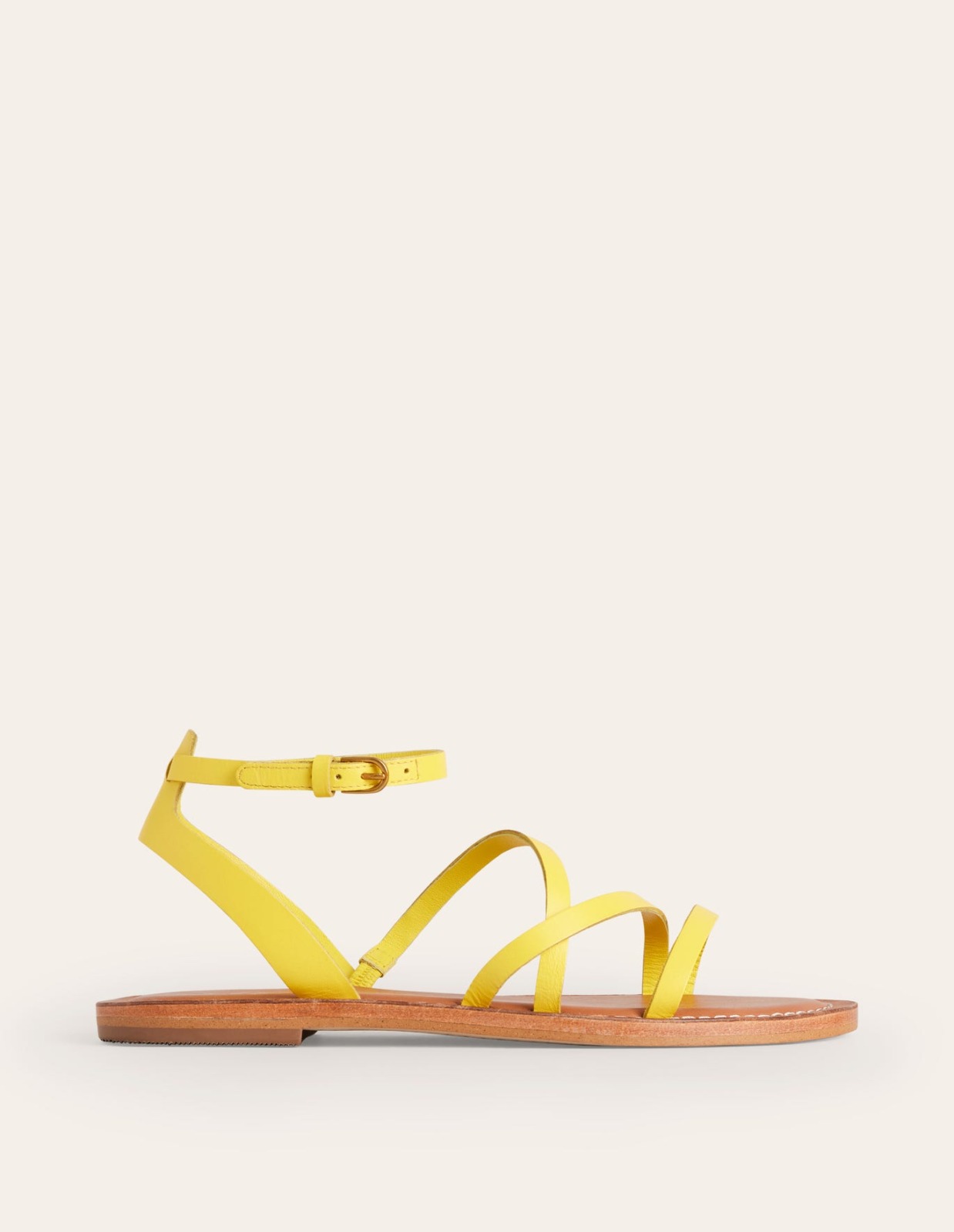 Women's Flat Sandals in Yellow - Boden GOOFASH