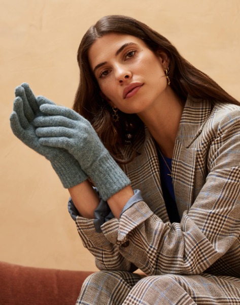 Women's Gloves in Grey by Brora GOOFASH