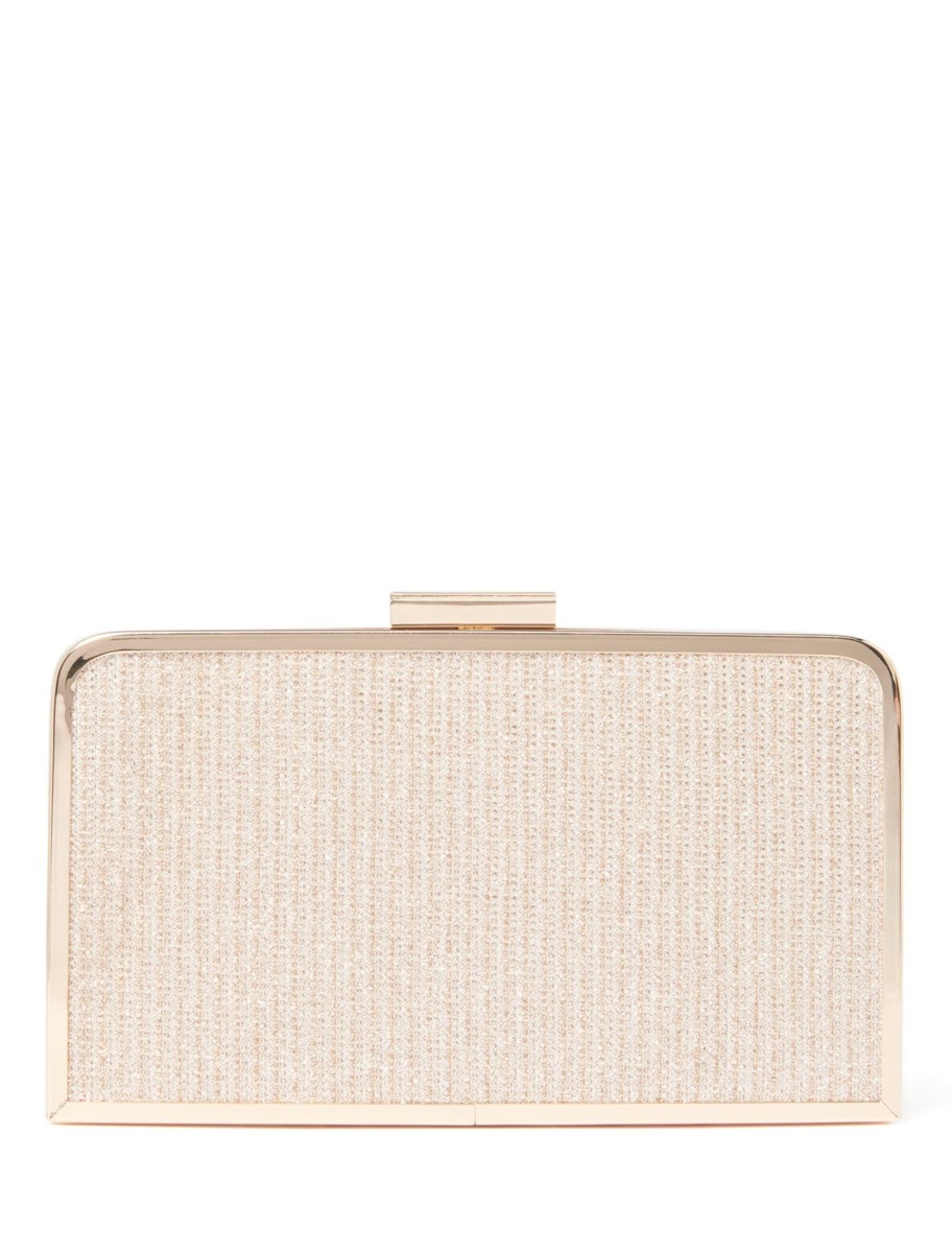 Women's Gold Clutches - Ever New GOOFASH