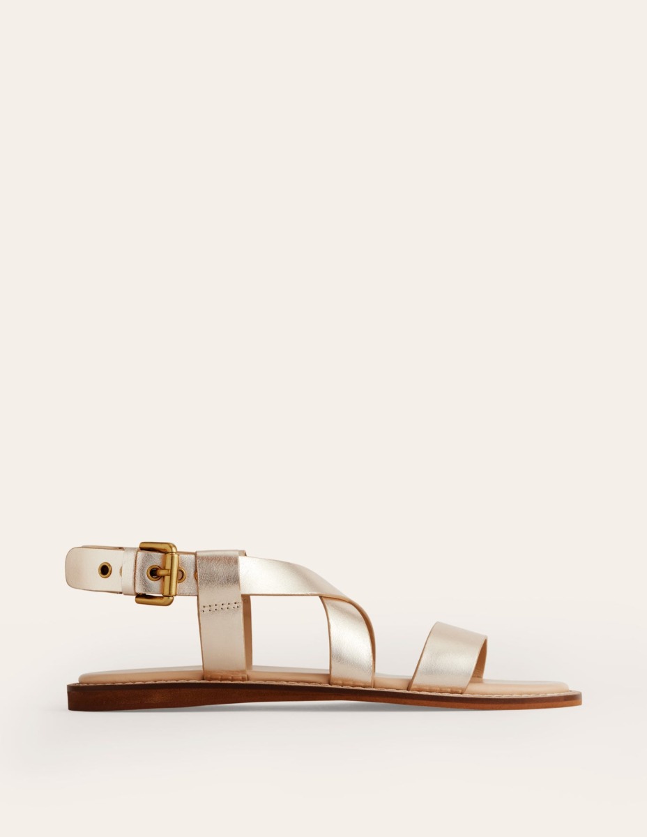 Women's Gold - Flat Sandals - Boden GOOFASH