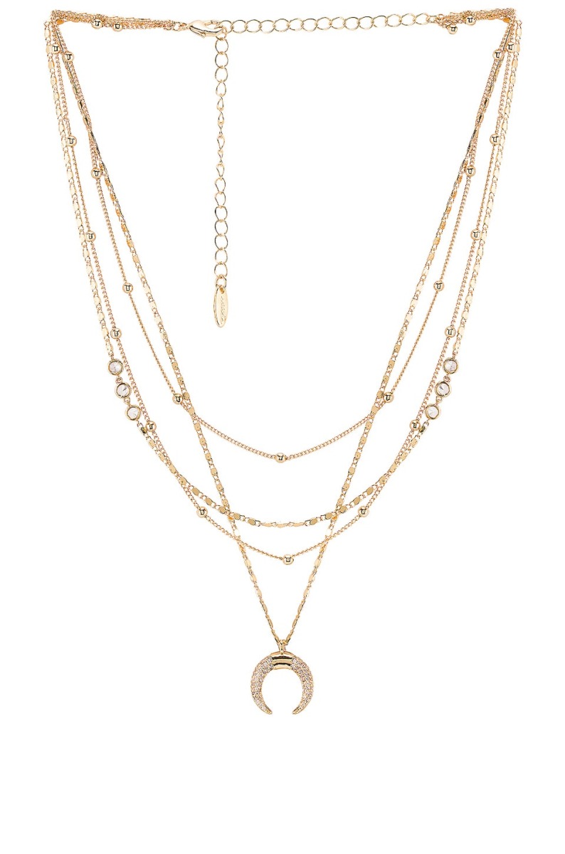 Womens Gold Necklace by Revolve GOOFASH