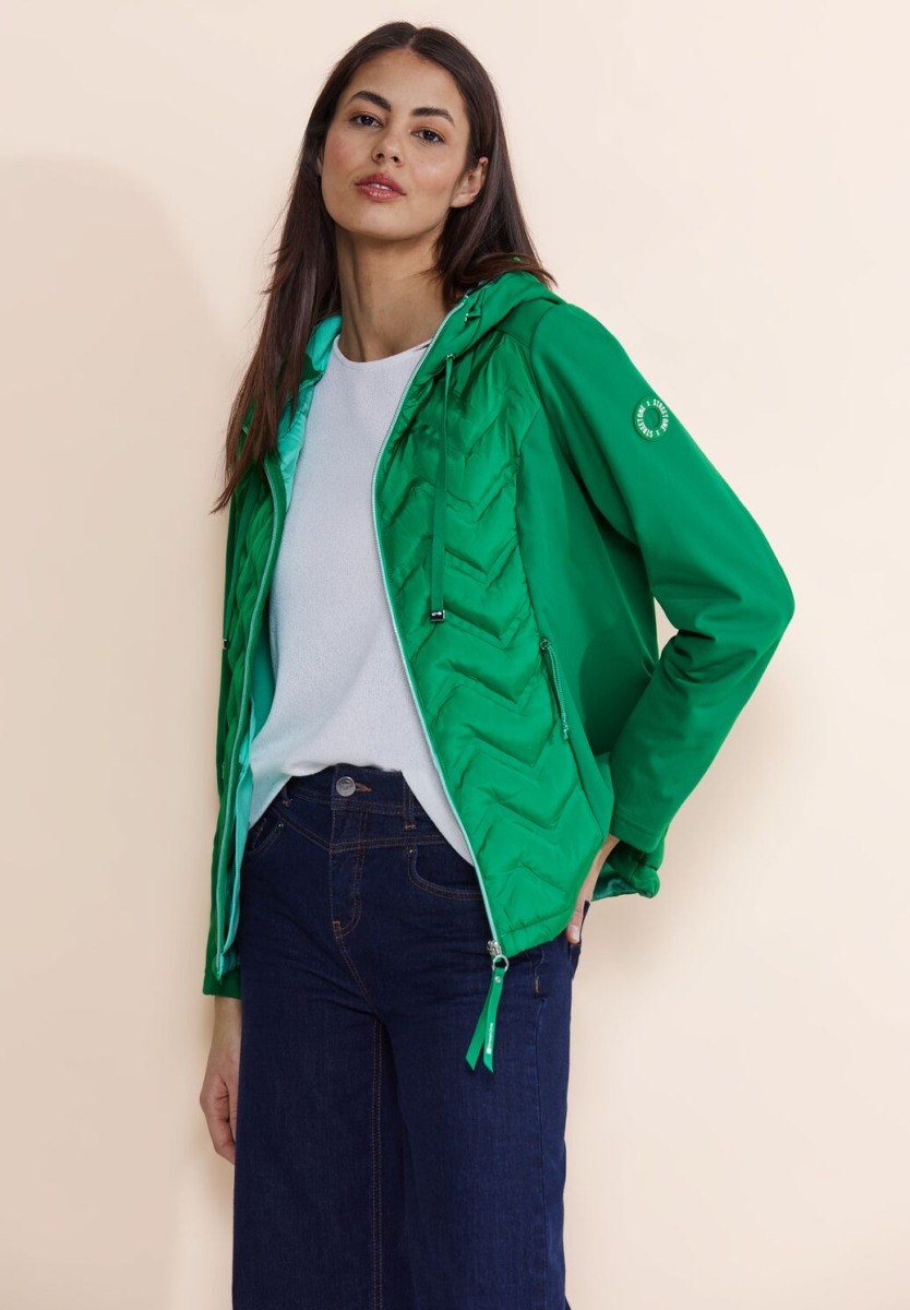 Women's Green Jacket from Street One GOOFASH