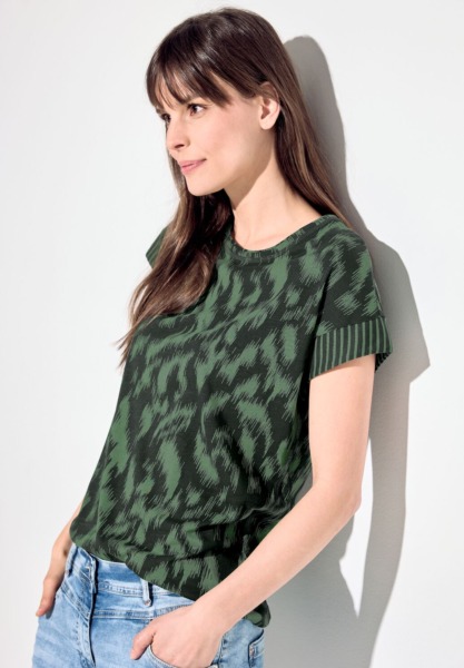 Womens Green T-Shirt Cecil GOOFASH