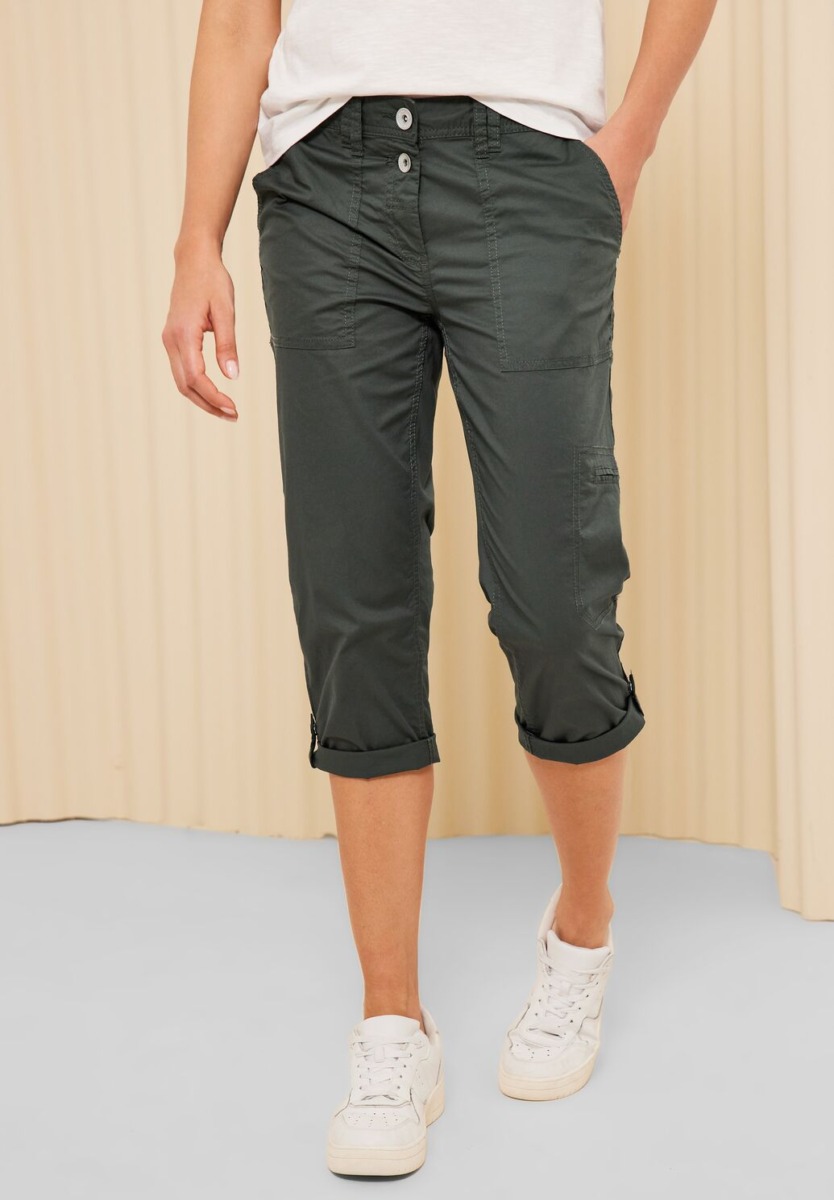 Women's Green Trousers at Cecil GOOFASH