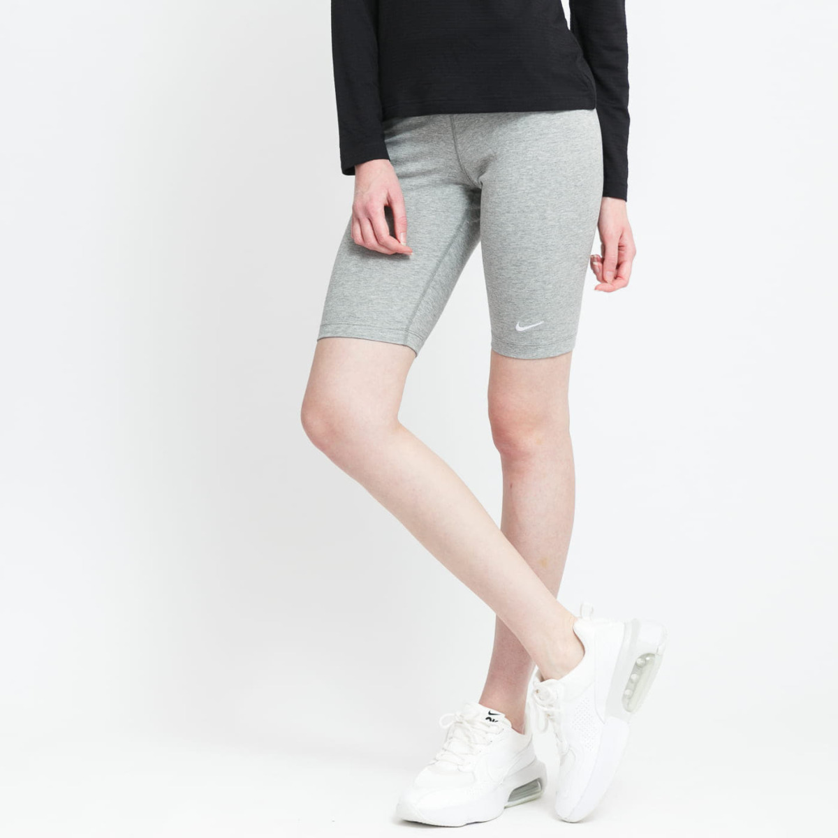 Women's Grey Biker Shorts Footshop Nike GOOFASH