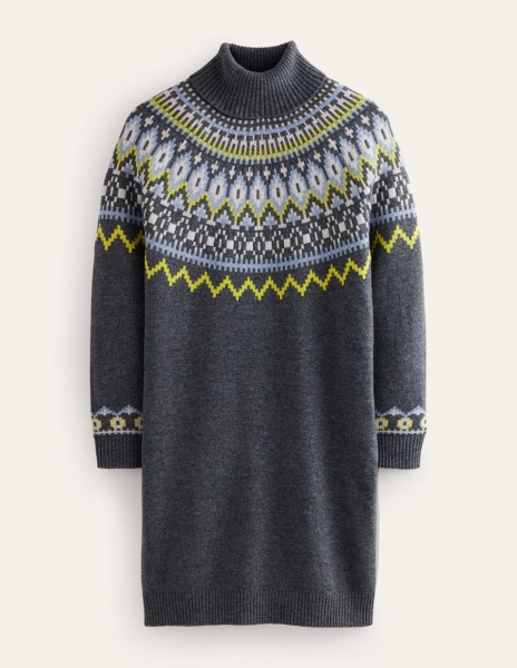 Womens Grey Knitted Dress at Boden GOOFASH