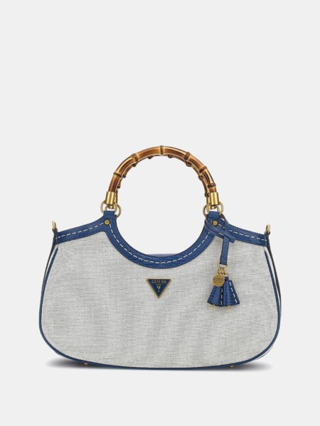 Womens Handbag Blue - Guess GOOFASH