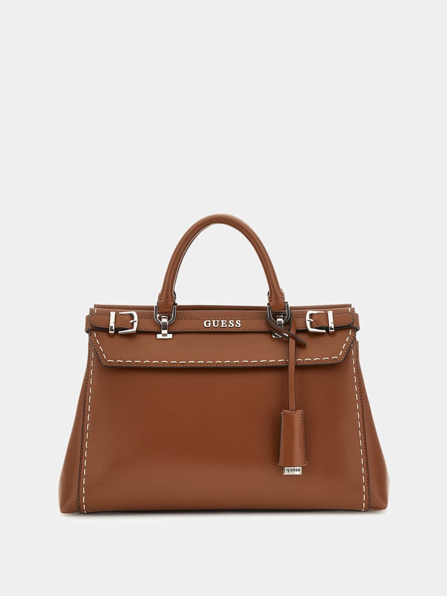 Womens Handbag in Brown from Guess GOOFASH