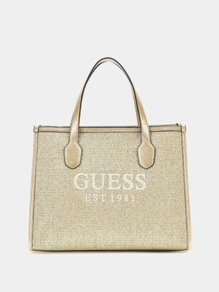 Women's Handbag in Gold from Guess GOOFASH