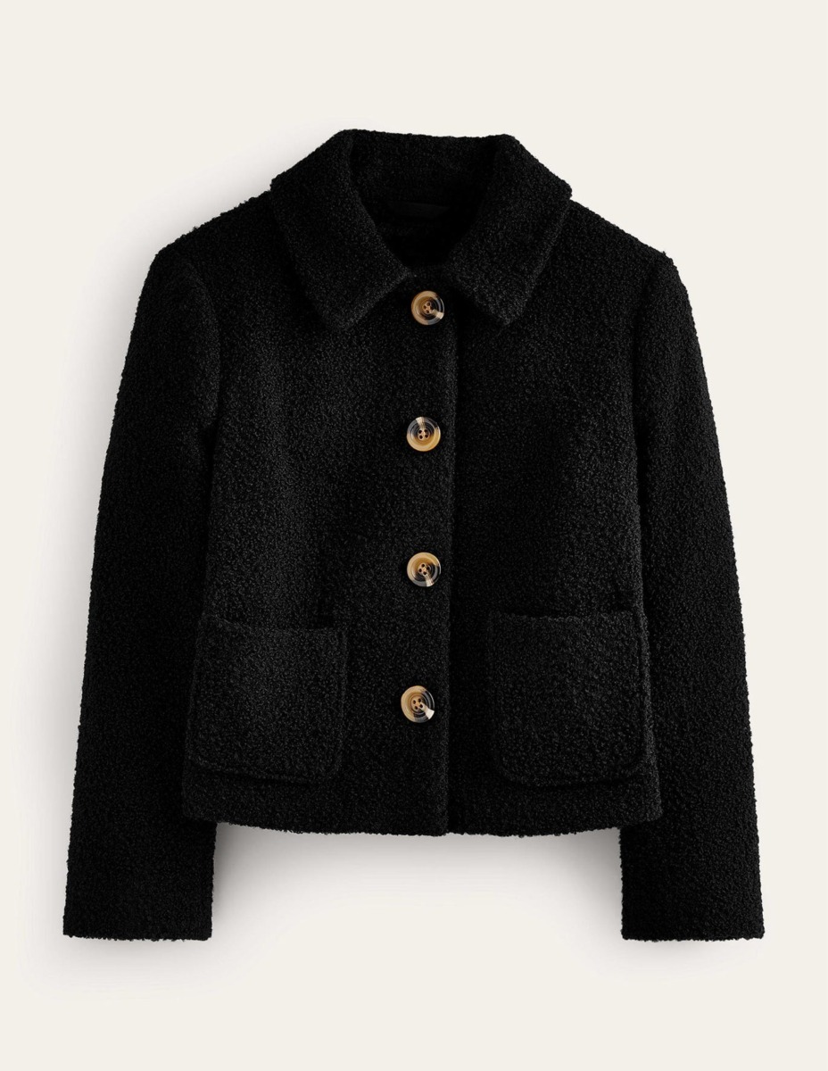 Womens Jacket Black from Boden GOOFASH