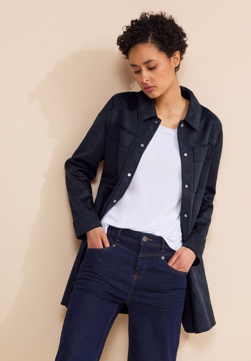 Women's Jacket in Blue at Street One GOOFASH