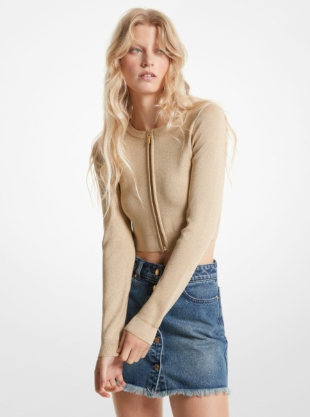 Womens Jacket in Gold from Michael Kors GOOFASH