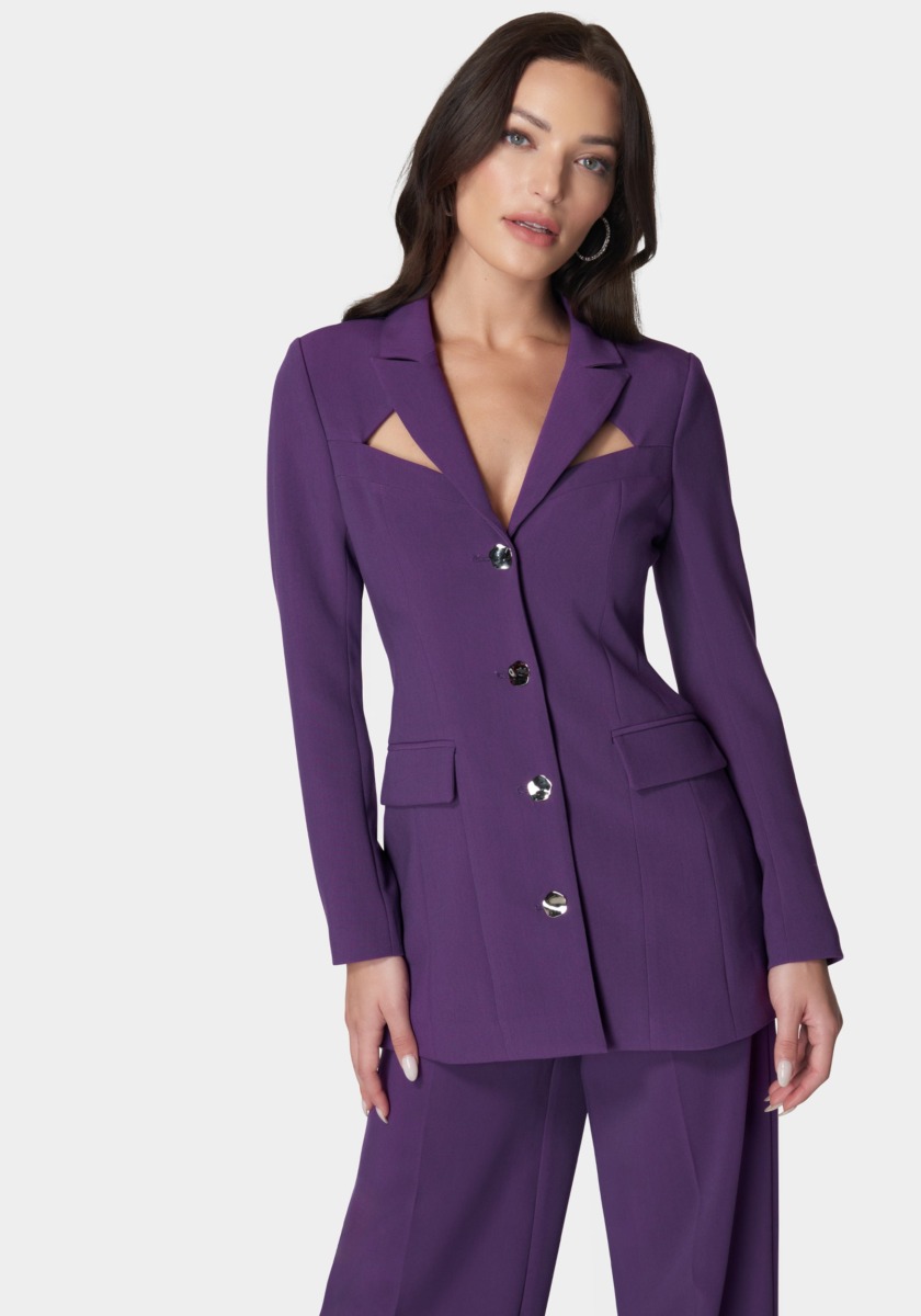 Women's Jacket in Purple - Bebe GOOFASH