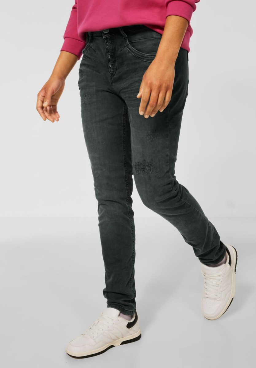 Womens Jeans Black by Street One GOOFASH
