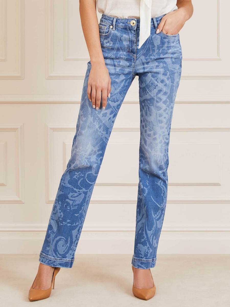 Women's Jeans Blue - Guess GOOFASH