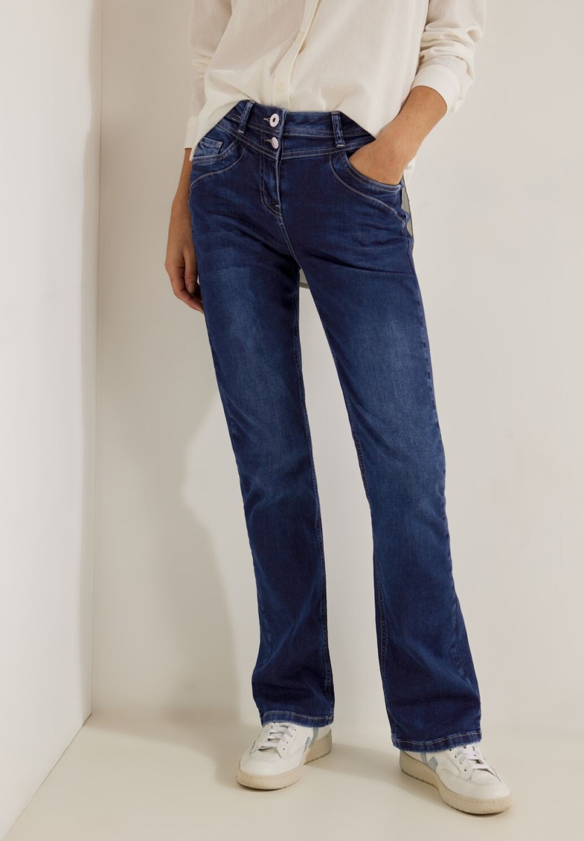 Womens Jeans Blue from Cecil GOOFASH