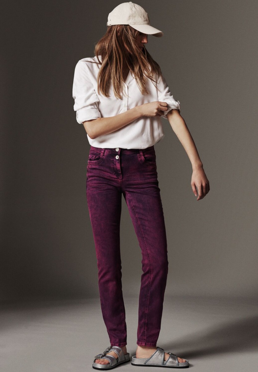 Women's Jeans Pink - Cecil GOOFASH