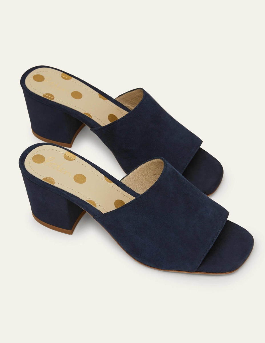 Womens Mules Blue from Boden GOOFASH