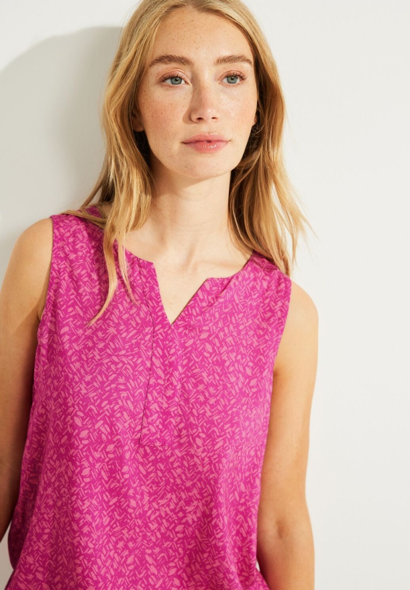 Women's Pink Blouse Top by Cecil GOOFASH