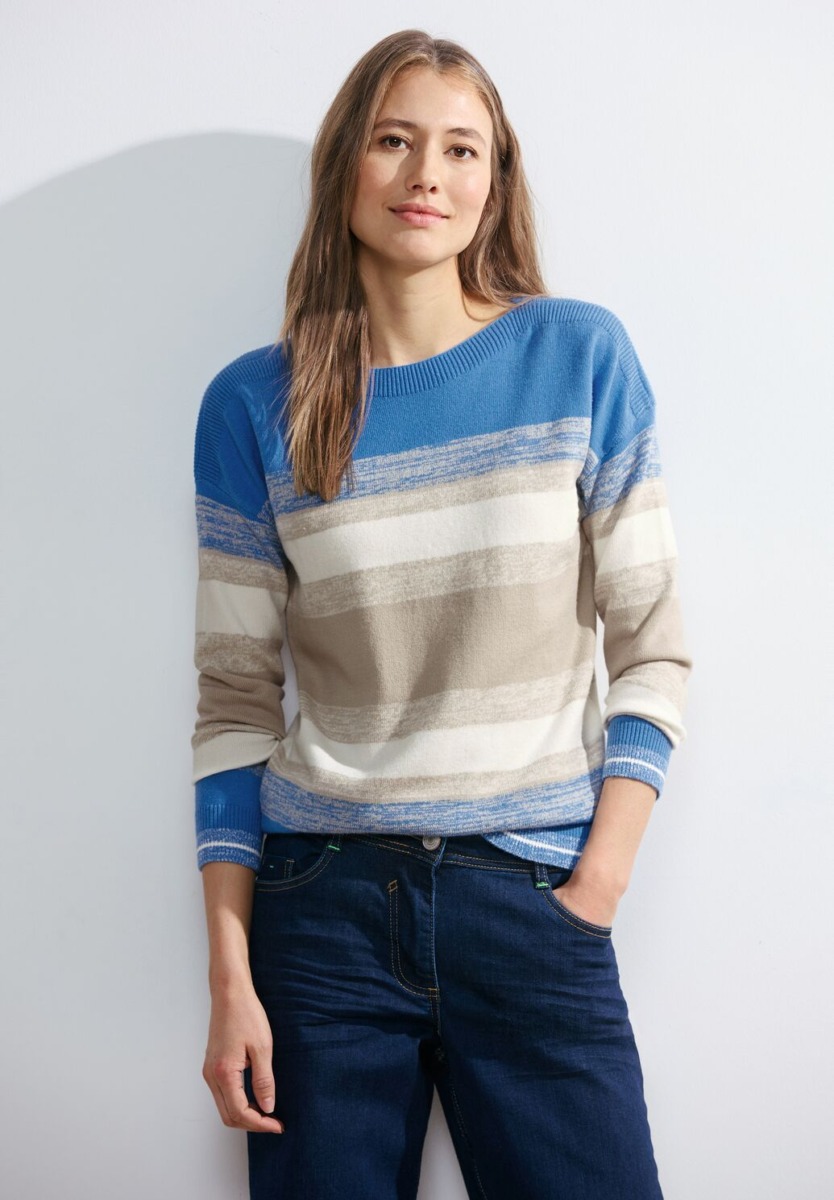 Womens Pullover in Blue at Cecil GOOFASH