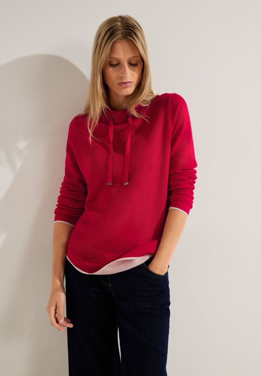 Women's Pullover in Red Cecil GOOFASH