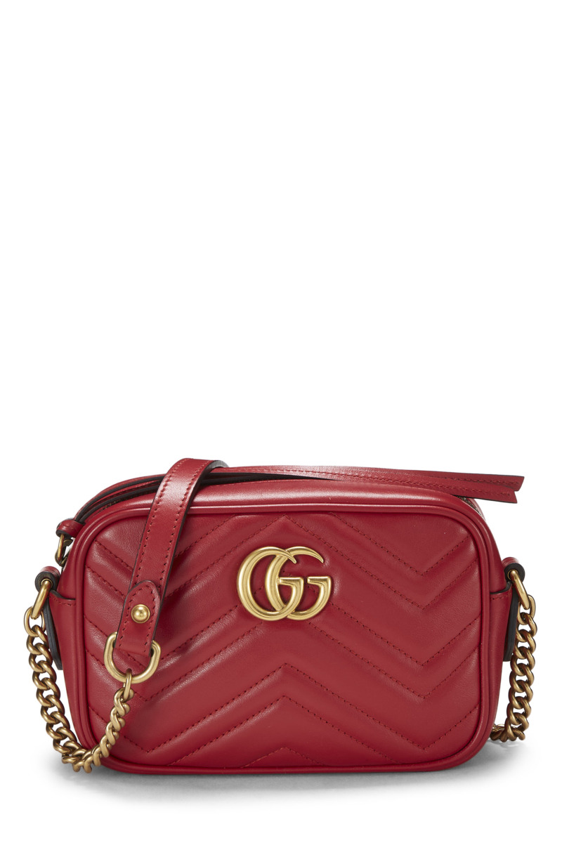 Women's Red Shoulder Bag Gucci WGACA GOOFASH