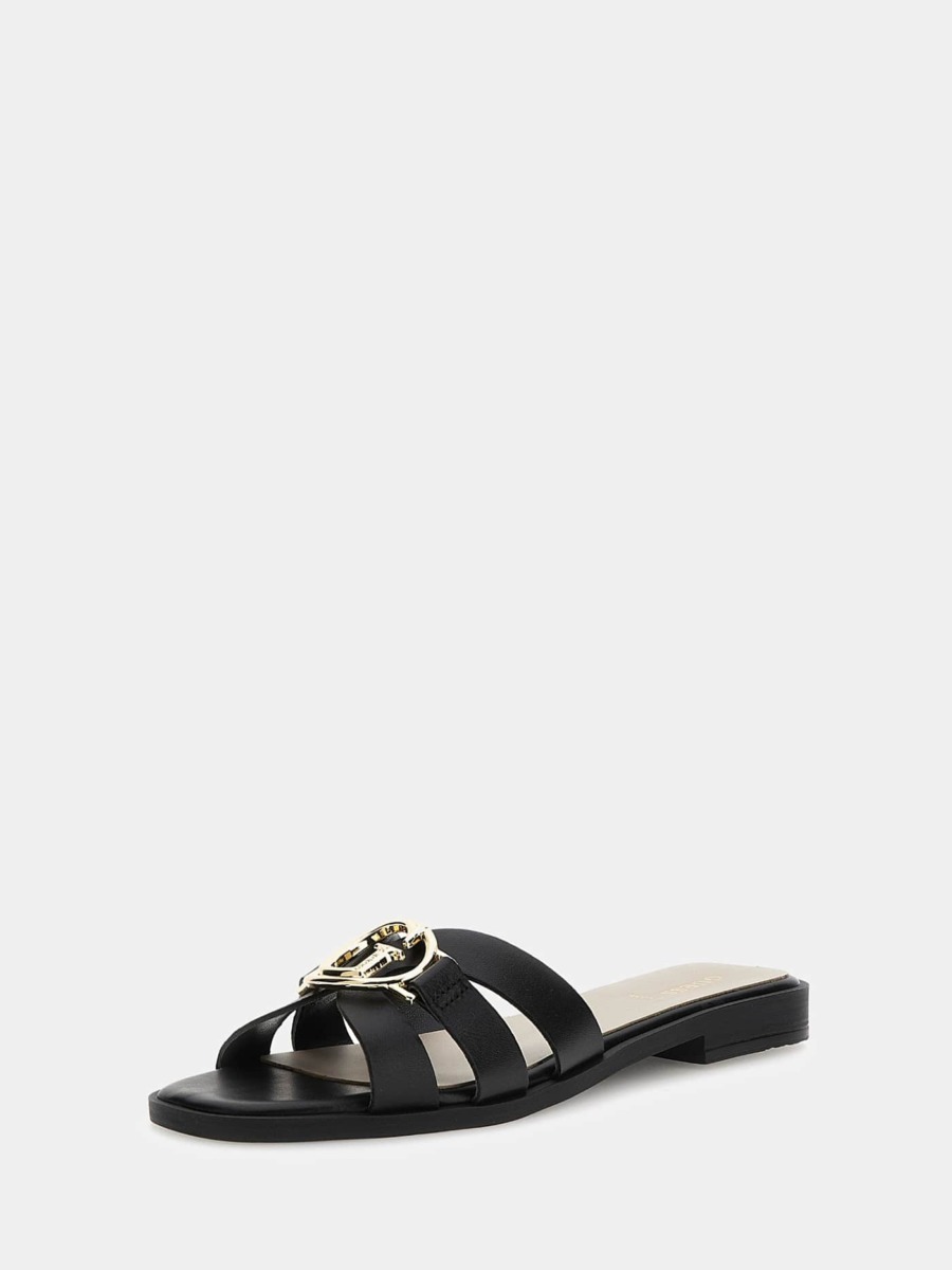 Womens Sandals in Black - Guess GOOFASH