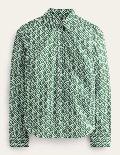 Womens Shirt in Green from Boden GOOFASH