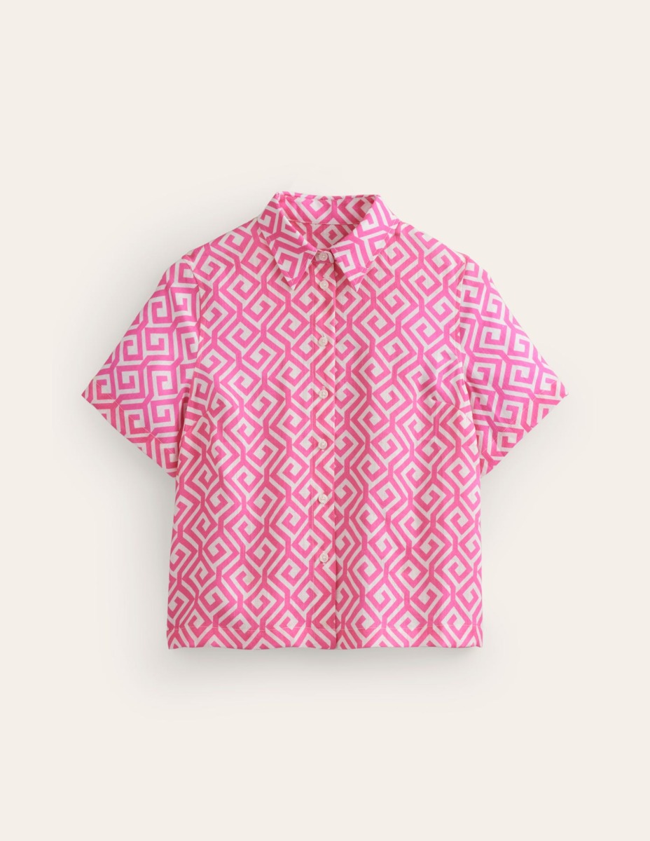 Womens Shirt in Pink Boden GOOFASH
