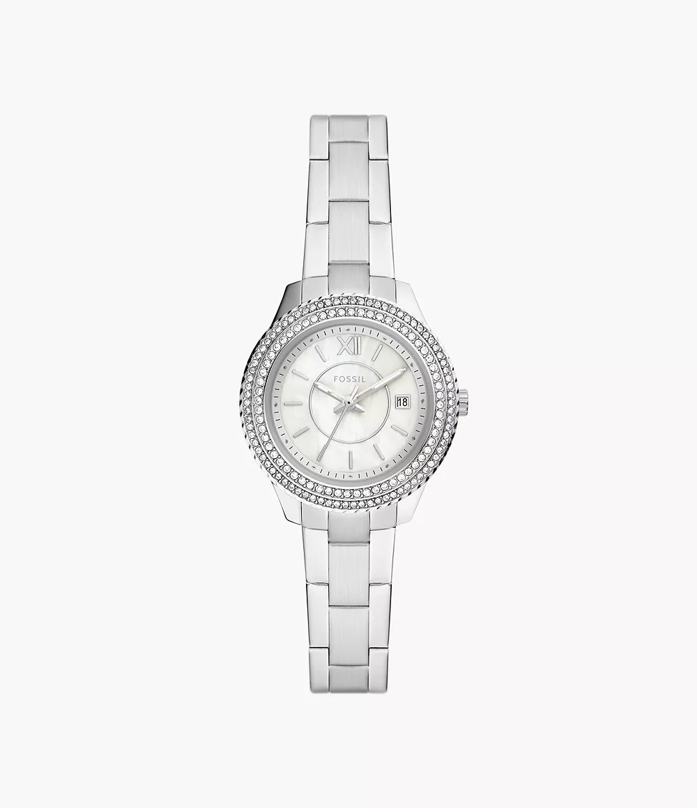 Womens Silver Watch by Fossil GOOFASH