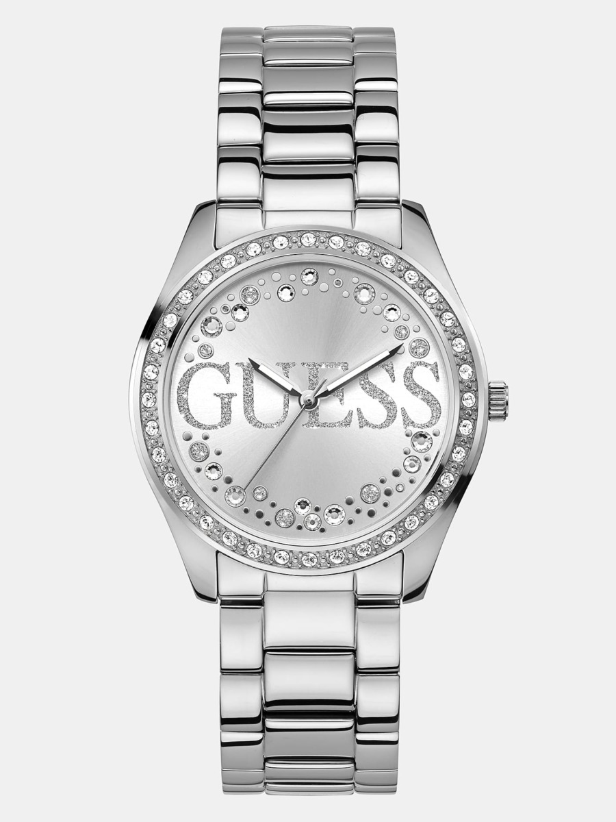 Womens Silver Watch from Guess GOOFASH