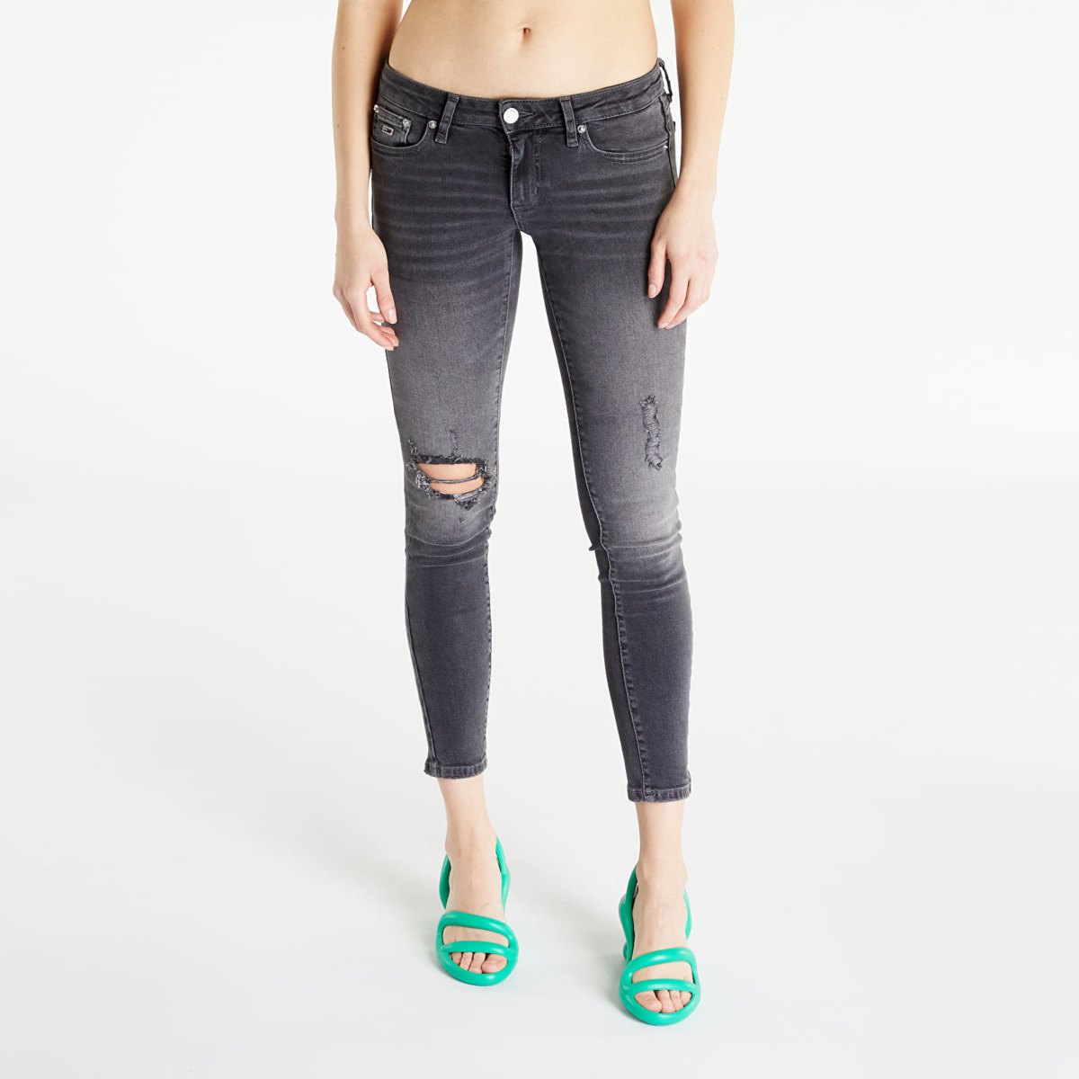 Women's Skinny Jeans Black Footshop - Tommy Hilfiger GOOFASH