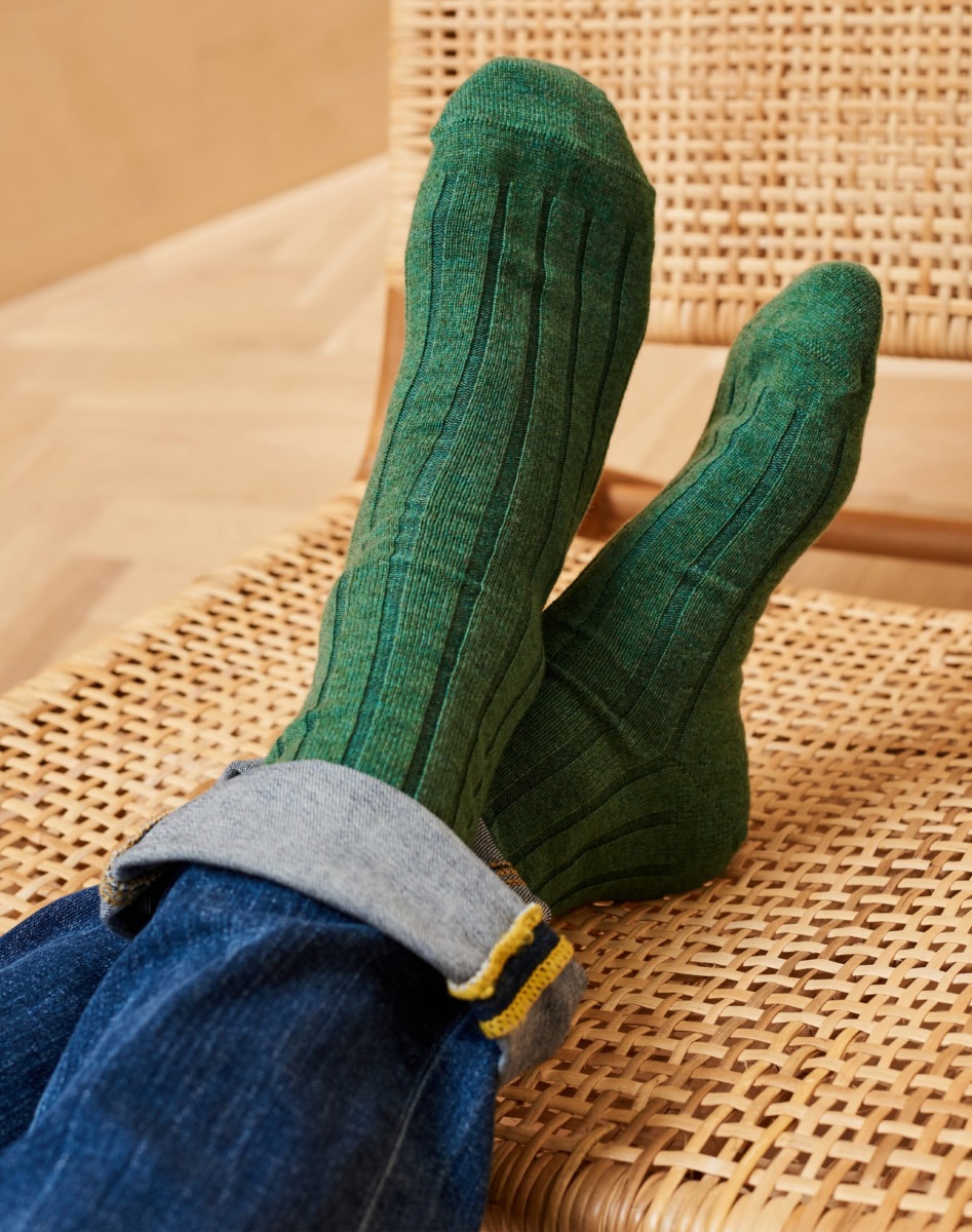 Womens Socks Green by Brora GOOFASH