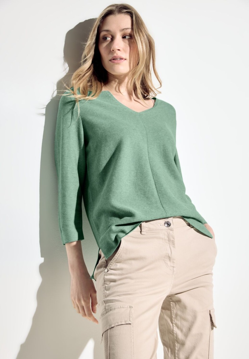 Womens Sweater Green by Cecil GOOFASH