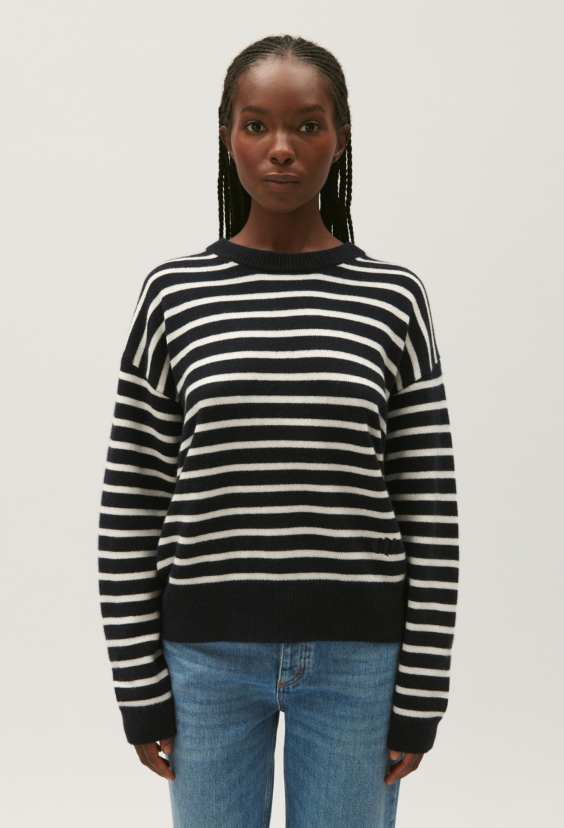 Womens Sweater Striped Claudie Pierlot GOOFASH