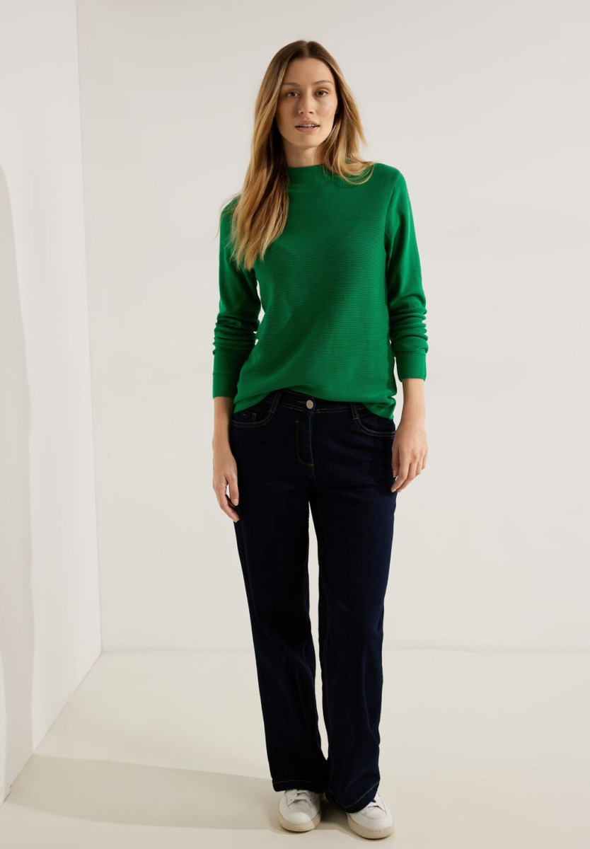 Women's Sweater in Green - Cecil GOOFASH