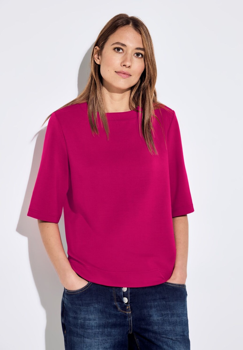 Womens Sweatshirt Pink Cecil GOOFASH
