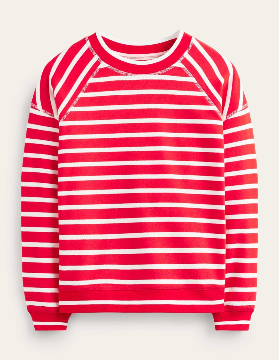 Women's Sweatshirt - Striped - Boden GOOFASH