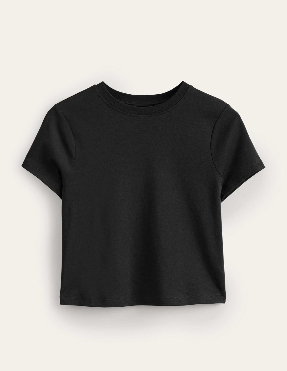 Womens T-Shirt Black Boden GOOFASH