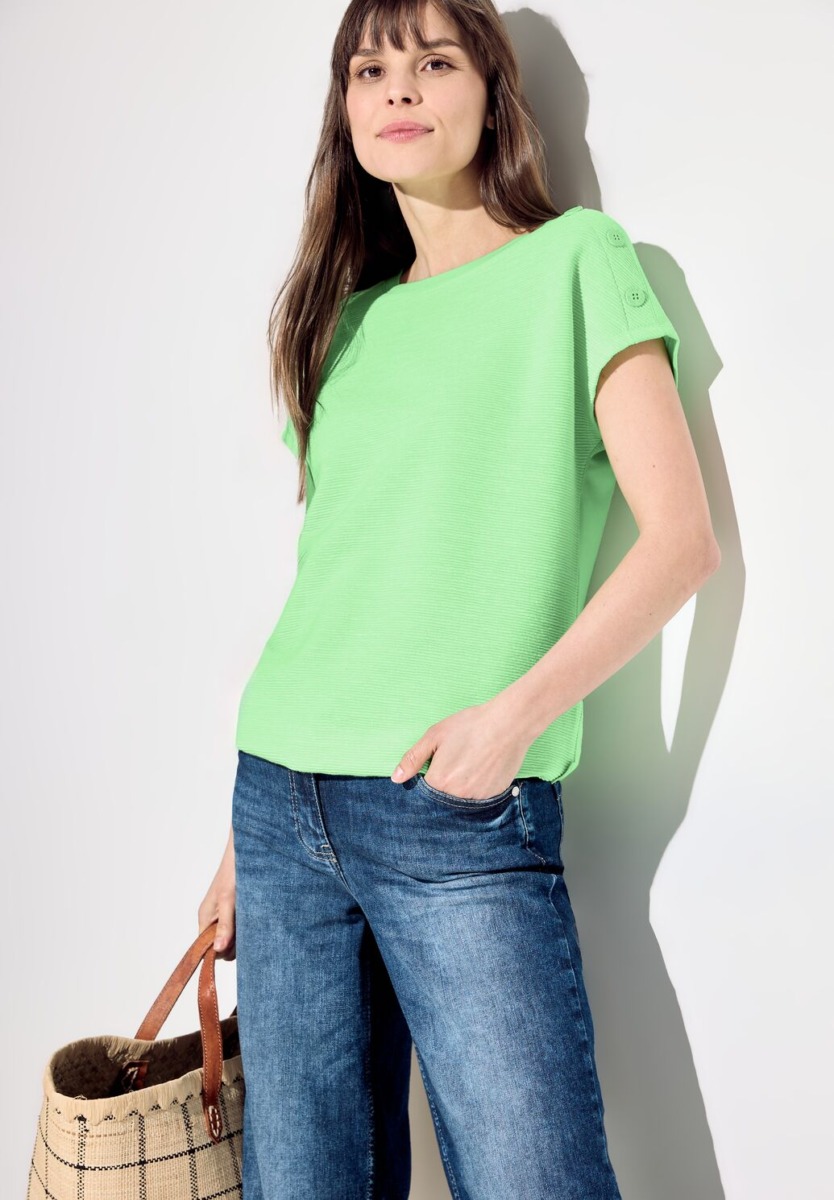 Womens T-Shirt - Green - Cecil GOOFASH