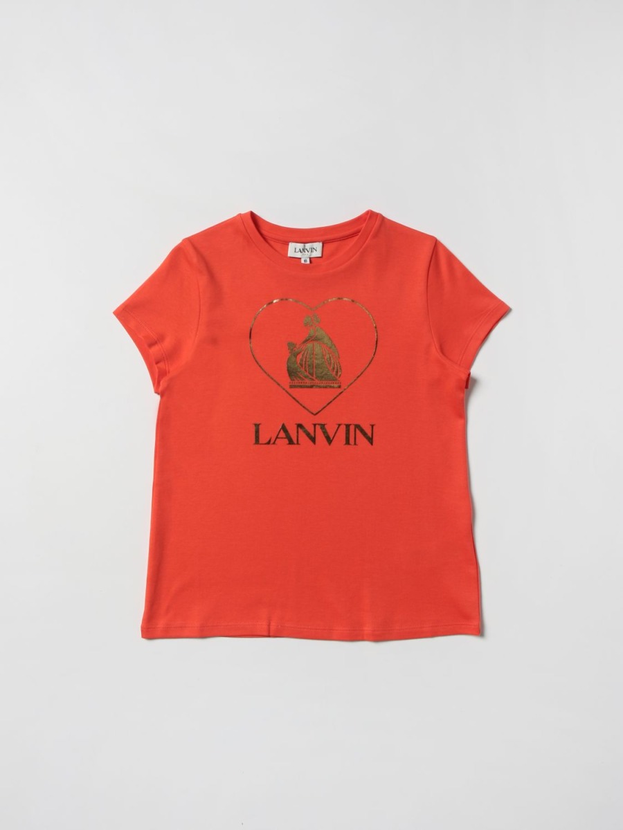 Womens T-Shirt Orange Lanvin - Giglio GOOFASH