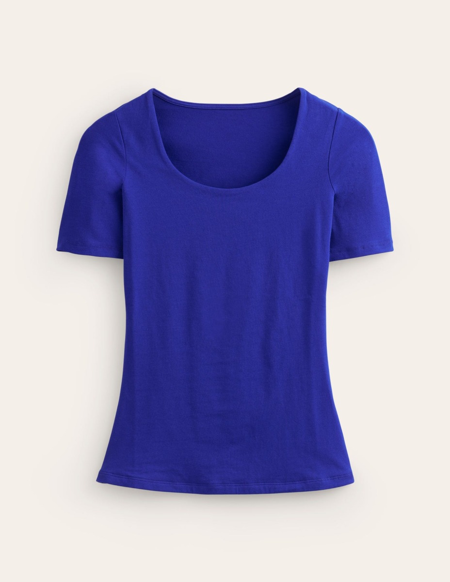 Women's T-Shirt in Blue Boden GOOFASH