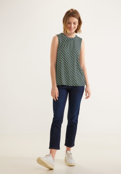 Womens Top in Green from Street One GOOFASH